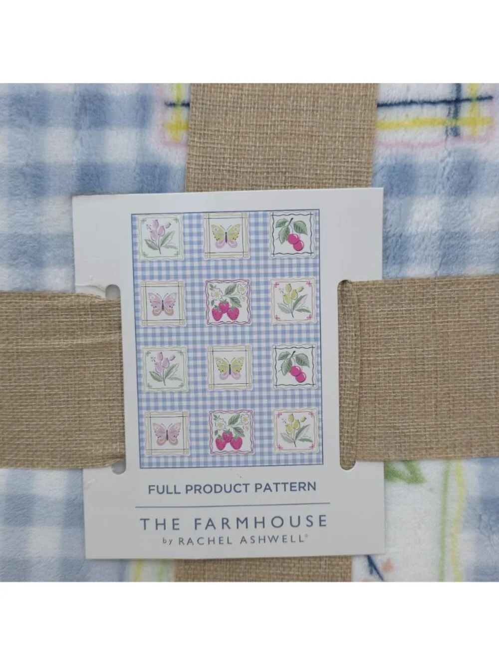 The Farmhouse By Rachel Ashwell Full/Queen Soft Plush Blanket 90